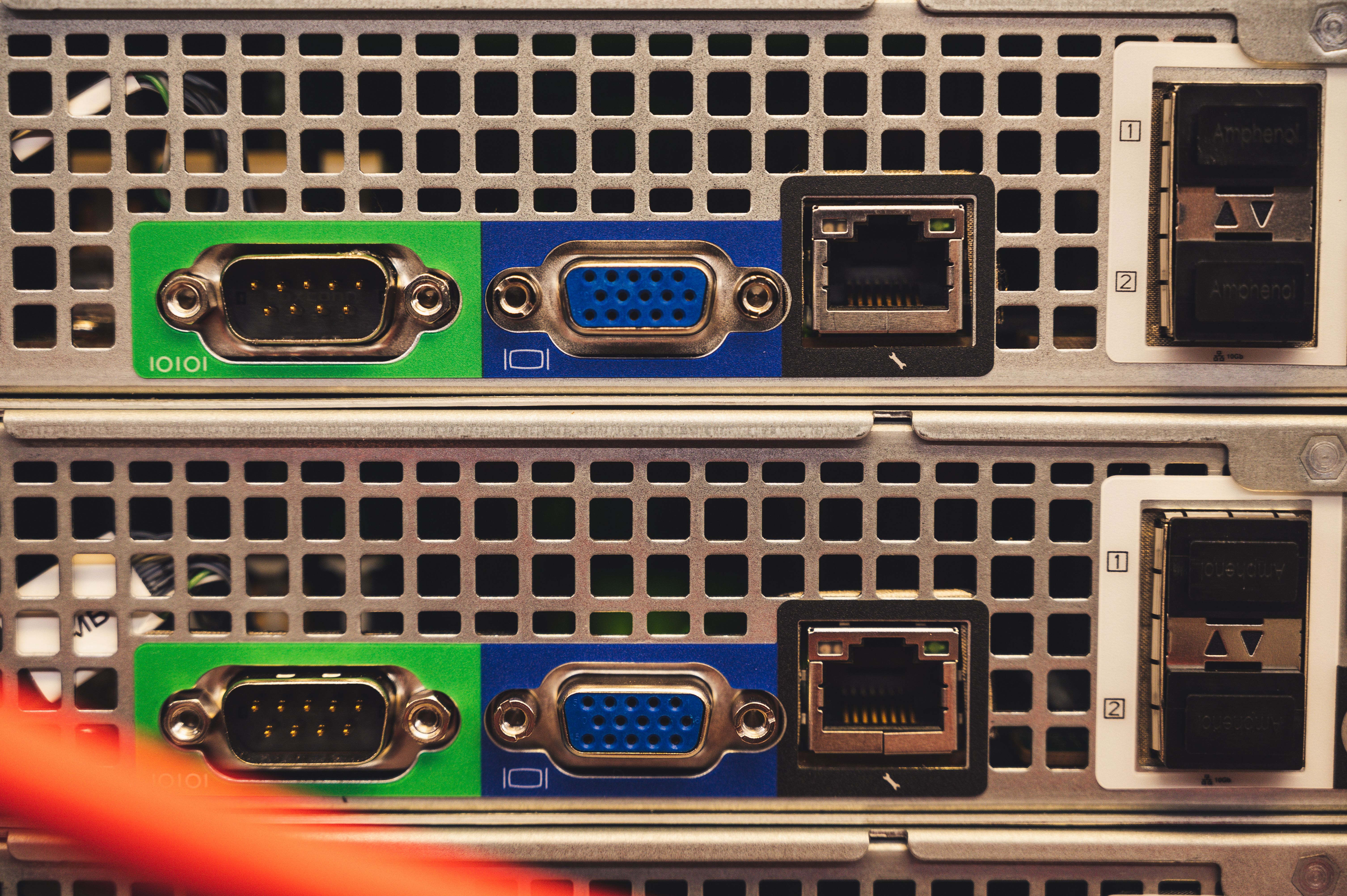 Data center with network equipment